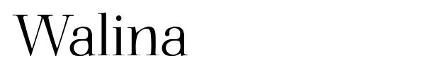 Walina font preview